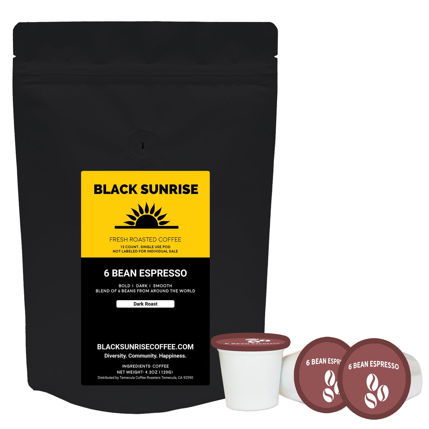 6 Bean Espresso K-style Cups